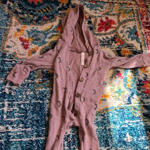 Childhoods Clothing 12-18m hooded romper lunar